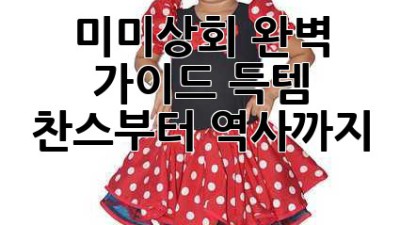 ✨ 미미상회 완벽 가이드: 득템 찬스부터 역사까지! 🛍️